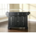 thumbnail image 6 of Crosley Furniture Lafayette Granite Top Full Size Kitchen Island/Cart Black/Gray, 6 of 6