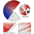 thumbnail image 2 of FMSHPON American Flag Tree Skirt Independence Day Xmas Christmas Tree Skirt Stand Mat for Holiday Party Decoration Indoor Outdoor 48 inches, 2 of 6