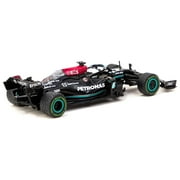 Mercedes-AMG F1 W12 E Performance #44 Lewis Hamilton Winner "Formula One F1 Russian GP" (2021) "100th Win" with Number Board "Global64" Series 1/64 Diecast Model Car by Tarmac Works
