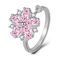 thumbnail image 5 of Anillo de cobre galvanizado con piedras preciosas de circón para mujer, nuevo anillo de moda op, 5 of 5