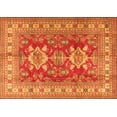 thumbnail image 1 of Ahgly Company Indoor Rectangle Geometric Orange Traditional Area Rugs, 3' x 5', 1 of 1