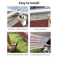 thumbnail image 7 of 4th of July RV Awning Sun Shade Screen 9'X15.3' Patriotic American Flag Mesh Sunscreen Stars Stripes Wood Awning Shade Screen with Zipper UV Blocker Completed Kits for RV Motorhome Camper Trailer, 7 of 7