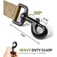 thumbnail image 6 of OutdoorMaster Bungee Dog Leash, Heavy Duty Dog Leash with Shock Absorption, 2 Padded Handles Training Leash, Improved Dog Safety and Comfort - Brown Upgraded, 6 FT, 6 of 6