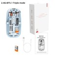 thumbnail image 1 of Ratón Bluetooth transparente inalámbrico, ligero y recargable, apto para teléfonos móviles Apple, Huawei y portátiles, 1 of 2