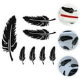 thumbnail image 5 of 7pcs Car Stickers Feather Creative Bumper Decals for Electric Bike Motorcycle Funny Car Decals Auto Car Stickers Car Body Bumper Stickers Car Stickers, 5 of 5