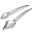 thumbnail image 1 of Juego de 2 cucharas decorativas de precisión para dibujo culinario, herramientas especiales culinarias de acero inoxidable para decorar platos, 1 of 5