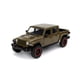 thumbnail image 4 of Just Trucks 1:24 2020 Jeep Gladiator Coche fundido a presión marrón con estante para neumáticos, juguetes para niños y adultos, 4 of 5