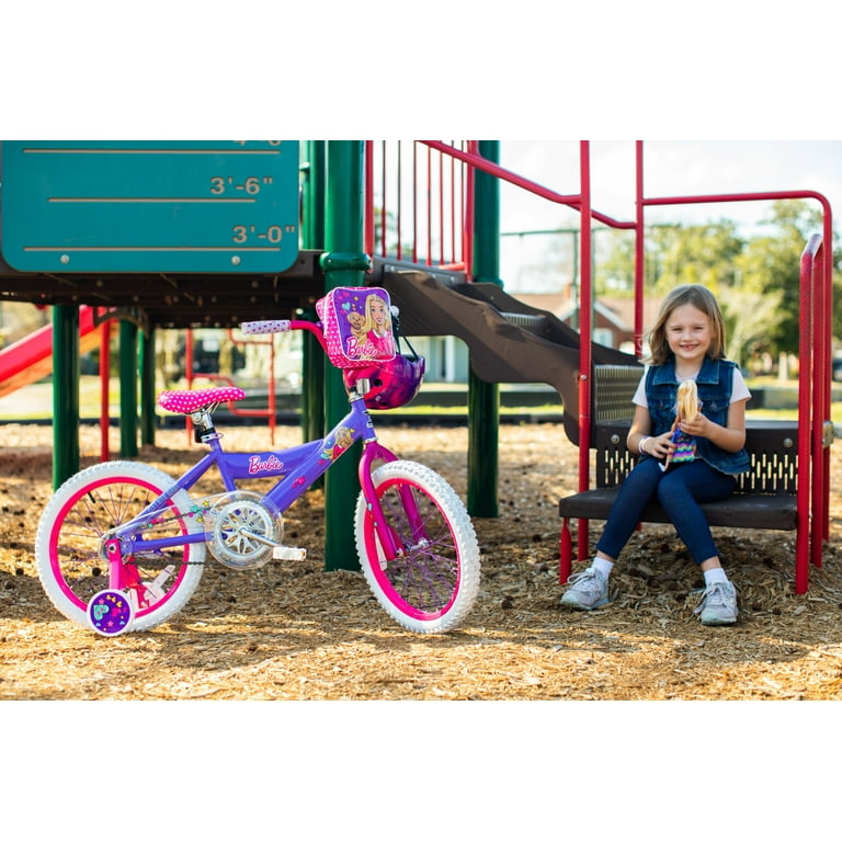 Dynacraft Barbie 18 Inch Girls BMX Bike For Age 6 9 Years
