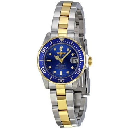 Invicta Women's Pro Diver GQ 8942 Blue Stainless-Steel Quartz Diving Watch