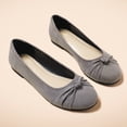 thumbnail image 5 of Veittes Women's Wide Width Flats Shoes - Round Toe Bow Comfortable Casual Ballet Shoes., 5 of 8