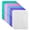 Assorted 10 Packs, variant on 11 Holes Clear Poly Envelope Binders Pocket Insert with Hook and Loop Closure Letter Size 10 Packs