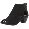 thumbnail image 1 of Sandalia de tacón Easy Street Sunrise para mujer, color negro, talla 9, angosta, 1 of 1