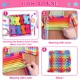 thumbnail image 4 of Bucles de repuesto para telar daheypong, 800 unidades, 7 pulgadas, 8 colores, 4 of 9