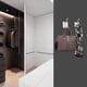 thumbnail image 2 of Gancho de pared para baño,Gancho para toallas,Gancho adhesivo,Gancho de puerta doble,Ganchos adhesivos,Gancho de pared,Baño de acero inoxidable,Acero inoxidable para baño,Gancho para toallas Blanco 5, 2 of 5