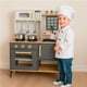thumbnail image 3 of Cocina Infantil Madera Niños Cocinita Moderna Accesorios Gris Little Monkey, 3 of 6