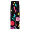 thumbnail image 4 of Sweet Emotion Vintage (2)-2 Pajama Pants Loose Pajamas Female Breathable Home Trousers Leisure Sleeping Pants Large Size, 4 of 6