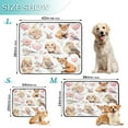 thumbnail image 2 of Washable Pet Pee Pads with Super Absorbent Reusable Training Pads for Dogs & Cats Cute Collection Of Animals, 2 of 6