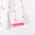 thumbnail image 2 of WIBACKER 2-7 Years Toddler and Little Girls' Long Sleeve Pajamas Set Cotton Top and Pants 2 Piece Sleepwear Pjs - Small Flowers, 2 of 13