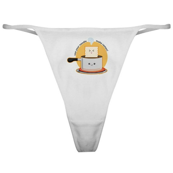 CafePress - Make Ramen Classic Thong - Women's Novelty Thong Panties Underwear