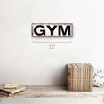 thumbnail image 2 of Gym 4"x12" Metal Sign, Wall Décor for Home and Office, 2 of 4