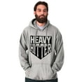 thumbnail image 3 of Heavy Hitter Baseball Fanatic Sports Hoodie Hooded Sweatshirt Men Brisco Brands M, 3 of 6