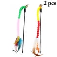 thumbnail image 2 of 2PCS Cat Wands Ball Fashion Interactive Cat Teasers Kitten Teasers Pet Wands, 2 of 10
