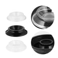 thumbnail image 2 of Miangastore 12 Pcs Coupelles de Roulettes de Piano à Queue en Plastique (Noir, Blanc, Transparent), 2 of 8