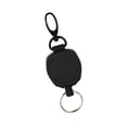 thumbnail image 2 of Llavero retráctil Mosquetón resistente y carrete para llaves con cordón retráctil de nailon de 23,62 pulgadas duradero para pesca de escalada, 2 of 8