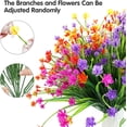 thumbnail image 2 of 20 Bundles&nbsp;Artificial Fake Flowers,&nbsp;UV&nbsp;Resistant&nbsp;Faux&nbsp;Flowers Arrangement, Fake&nbsp;Plants Greenery Shrubs&nbsp;for&nbsp;Indoor&nbsp;Outdoors, Window Box Farmhouse (5 Colors), 2 of 5