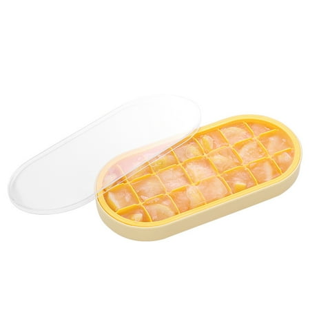

ibaste Ice Cube Tray | Easy Release Silicone Ice Cube Tray with Lid | Flexible 21 Reusable Ice Cube Mould for Whiskey Jello Pudding Cocktail Chilled Drinks
