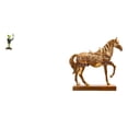 thumbnail image 1 of Figura de escritorio,Estatua de rana camarero,estante,escritorio,decoración del hogar,Figura decorativa creativa para la oficina y el hogar.,Estatuas de caballos,Estatuas de caballos Figura de, 1 of 8