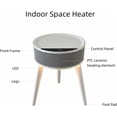 thumbnail image 5 of PTC Ceramic Space Heater 1500W, with Remote, Thermostat, ECO Mode, 12H Timer, Oscillation, Quiet Portable Heater for indoor, White, 5 of 9