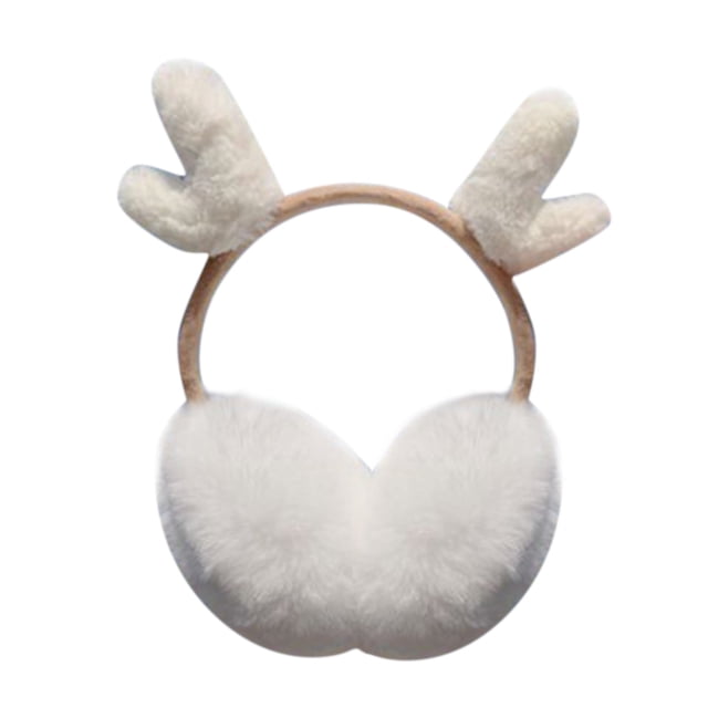 Kelon Cache-Oreilles en Solde Cache-Oreilles en Polyester Cache-Oreilles d'Hiver Chauds Corne de Cerf Cache-Oreilles Mignons Anti-Froid Manchon Chaud Cache-Oreilles
