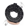 thumbnail image 1 of Circle of Fifths Wheel Metal Aluminum Alloy Melody Chord Wheel with Stand Holder, 1 of 5