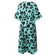 thumbnail image 3 of Women s Casual Tennis Dress Comfort Everyday Wear Casual for Versatile Wardrobe Platform Blue S, 3 of 5