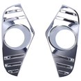 thumbnail image 1 of Pair Chrome Front Fog Light Cover Lamp Trims Paste Mounting Fit for RAV4 2019?2021, 1 of 5