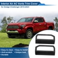 thumbnail image 2 of Cubierta de recorte de la salida de aire acondicionado Unique Bargains para el interior de Toyota Tacoma 2024-2025, etiqueta de recorte del marco de la salida de aire negro madera 1 par, 2 of 6