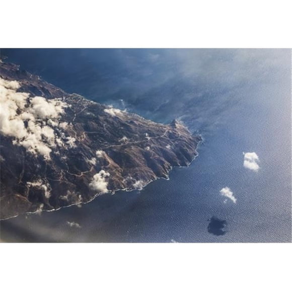 Posterazzi DPI12286567 Aerial View of The Greece Coastline - Greece Poster Print by Reynold Mainse, 19 x 12