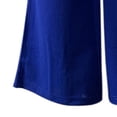 thumbnail image 5 of CHGBMOK Women Plus Size Wide Leg Pants Crisscross Hollow Waistband High Waist Straight Leg Trouser with Pockets Flare Bell Leg, 5 of 5