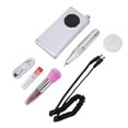thumbnail image 3 of 40000RPM Electric Nail Drill Rechargeable Professional Nail File Acrylic Gel Grinder with Dust Brush Nail Drill Bit Holder White, 3 of 4