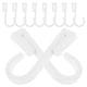 thumbnail image 4 of 10 piezas de ganchos colgantes de clip para clavijas de plástico de plástico colgador de ganchos de estante plano para toallas bolsas y ropa ideal para baño de cocina, 4 of 5
