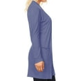 thumbnail image 2 of Women's Casual Long Sleeves Side Pockets Solid Cardigan, 2 of 3