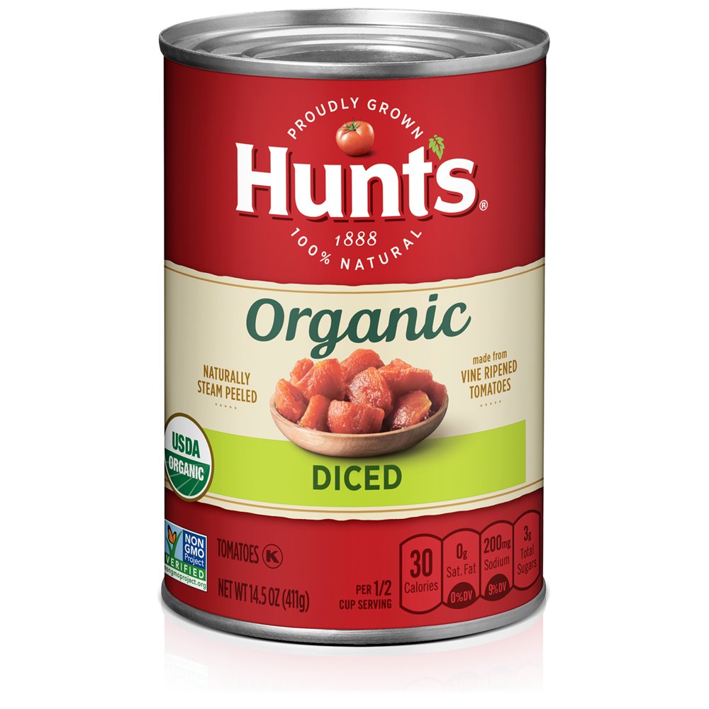 Hunt's Organic Diced Tomatoes, 14.5 oz