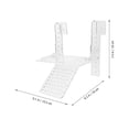 thumbnail image 2 of PTOOTP 1Pack Turtle Basking Ramp with Transparent Material for Aquariums, 2 of 8