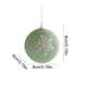 thumbnail image 2 of Bolas navideñas verdes flocadas | Juego de adornos navideños de espuma de 8 cm | Paquete de 6 adornos navideños para el hogar y fiestas, 2 of 5