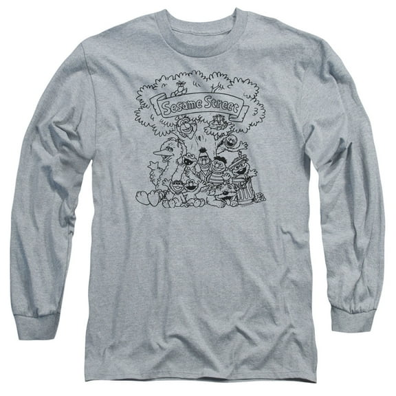 Sesame Street - Simple Street - Long Sleeve Shirt - XX-Large
