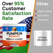 StrellaLab Pumpkin Powder for Dogs - High Fiber Digestive Supplement - Diarrhea, Constipation & Upset Stomach Relief (8 oz)