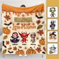 thumbnail image 1 of Grandma Of Little Nightmares - Personalized Grandma Blanket, 1 of 7