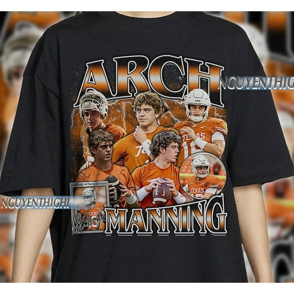 Arch Manning Vintage 90s Graphic Style T-Shirt, Arch Manning Shirt, Vintage Oversized Sports T-Shirt, Unisex Shirt