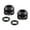 Black, variant on WINDLAND 1pair Universals Tire Valves Stem Caps Reliability Air Seal Inner Valves Nut for Professional Cyclists and Casual